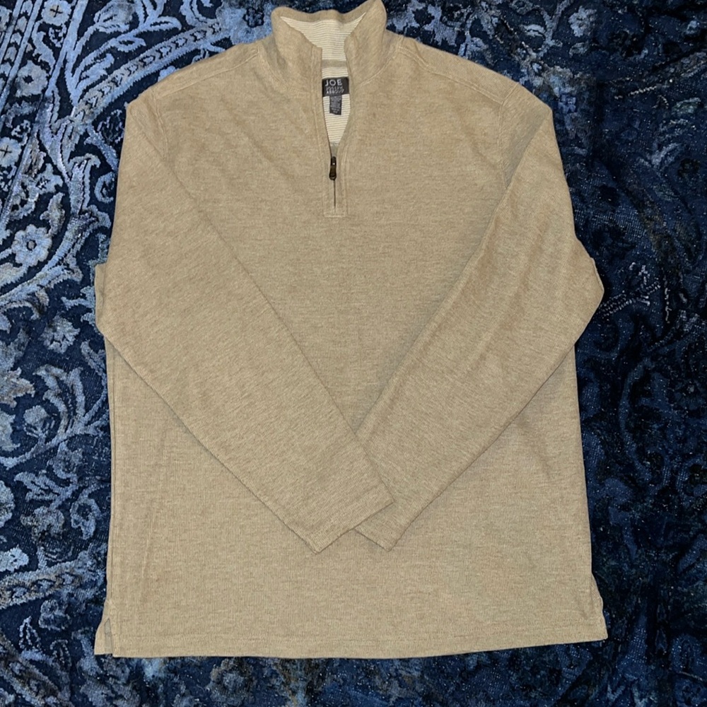 Joseph Abboud Mock Turtleneck quarter zip pullover men’s warehouse